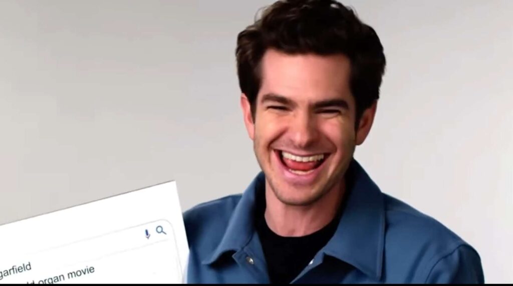Andrew Garfield Laughing